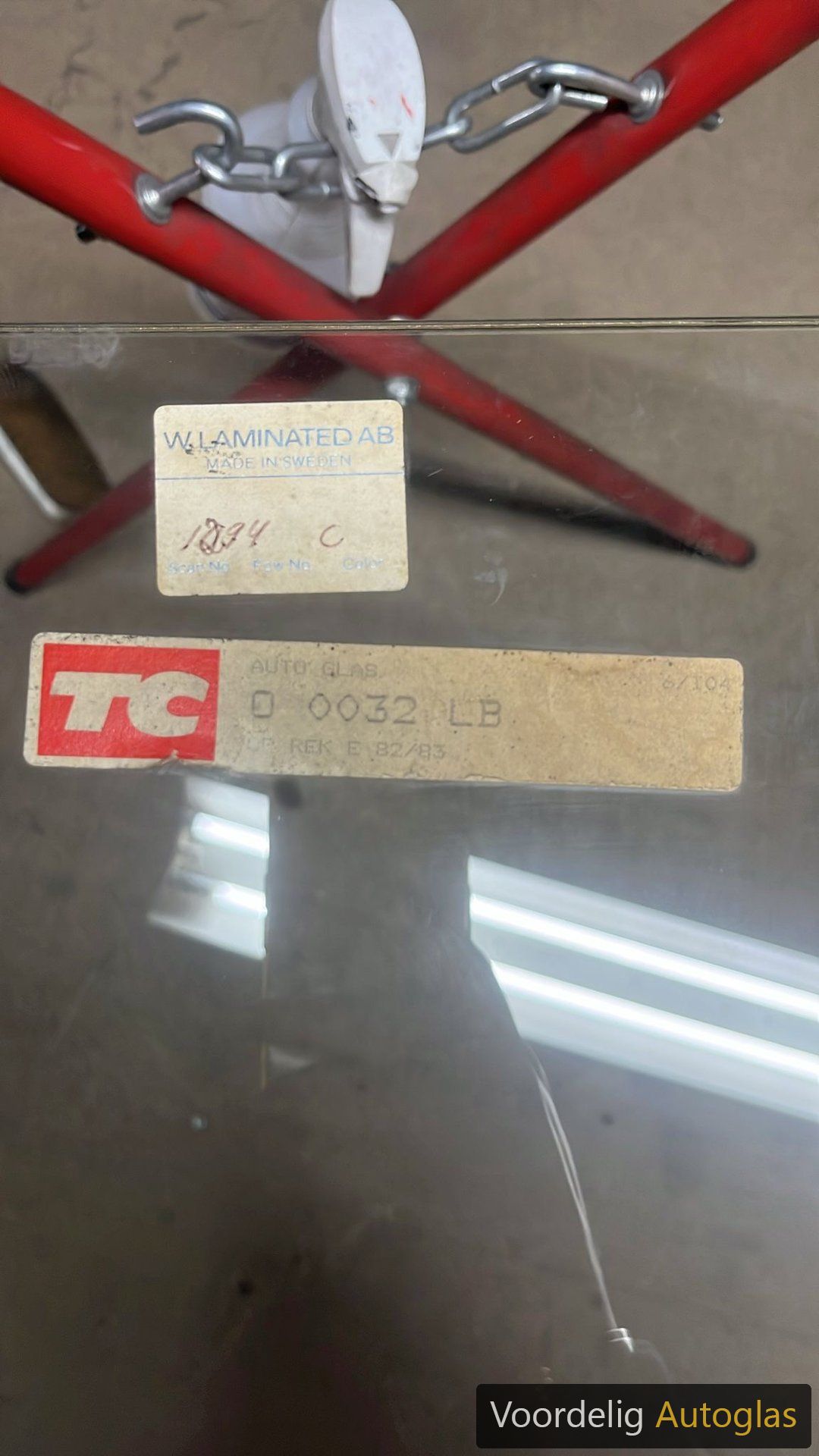 OPEL REKORD E 77 - 83 VOORRUIT GELAAGD BLANK front windscreen usado en Menorca