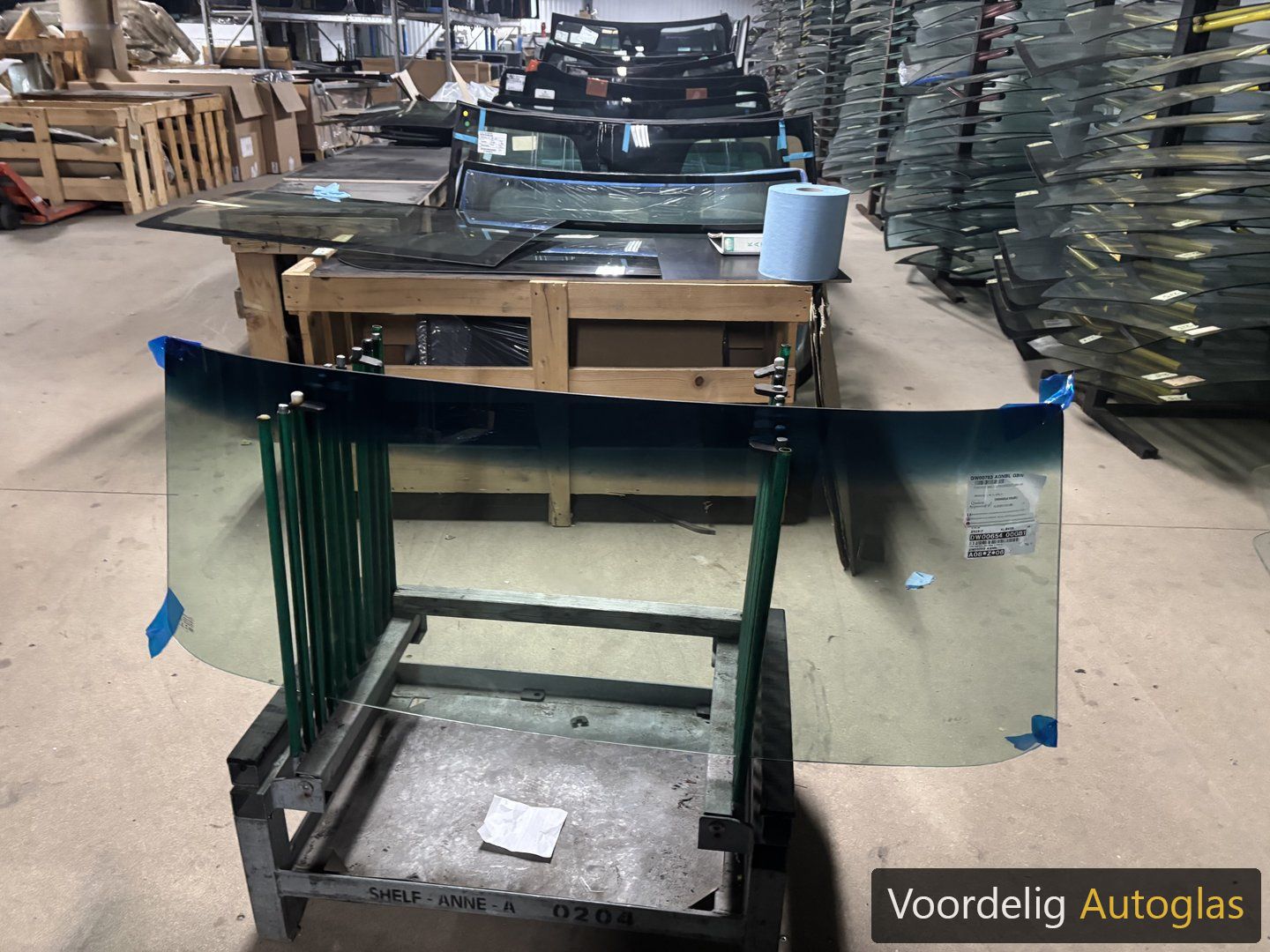 FORD MUSTANG 64 - 68 VOORRUIT GELAAGD GROEN BLAUW front windscreen usado en Menorca