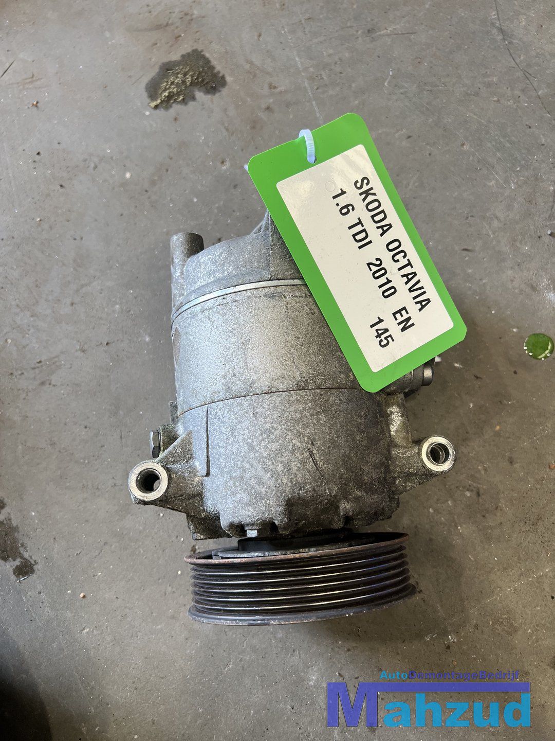 SKODA OCTAVIA 2 combi 1.6 tdi aircopomp 5N0820803A 2007-2013 air conditioning pump air conditioning compressor usado en Menorca foto 2