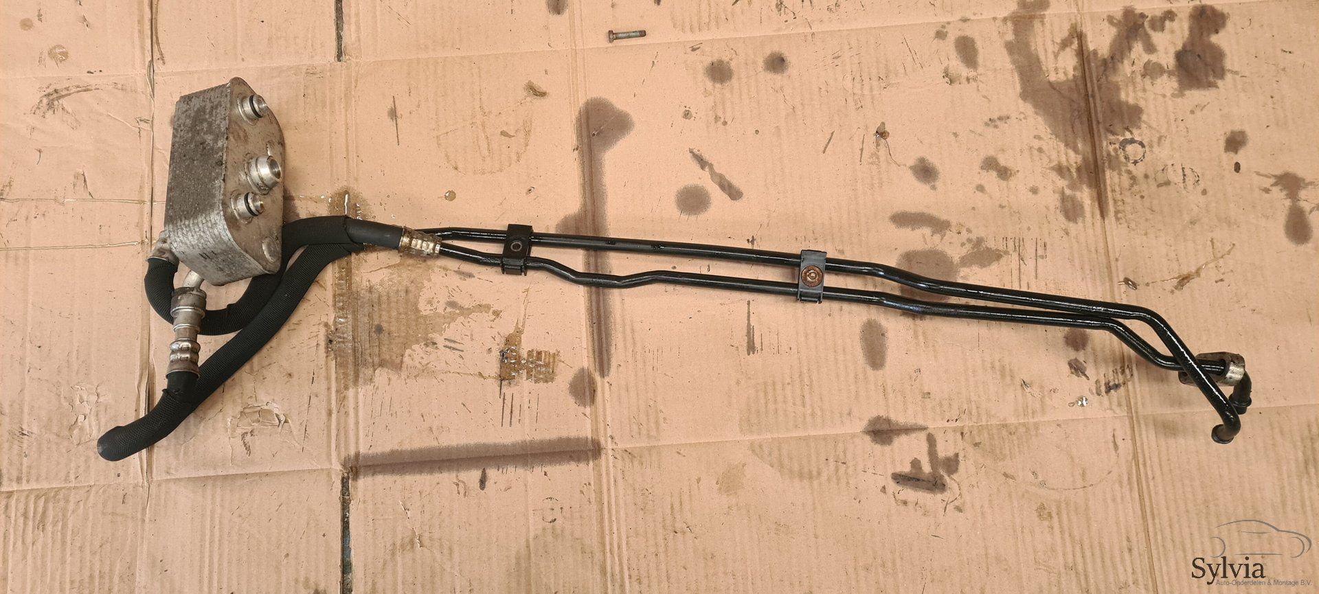 Warmtewisselaar oliekoeler automaatbak met Leiding BMW X3 N52 7551636 heat regulator usado en Menorca