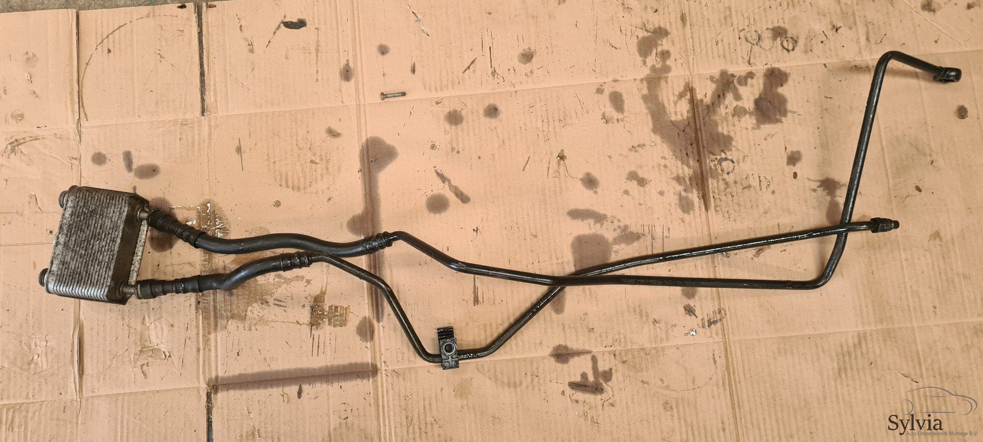 Warmtewisselaar oliekoeler automaatbak met Leiding BMW X5 E53 M62 1439112 heat regulator usado en Menorca foto 5