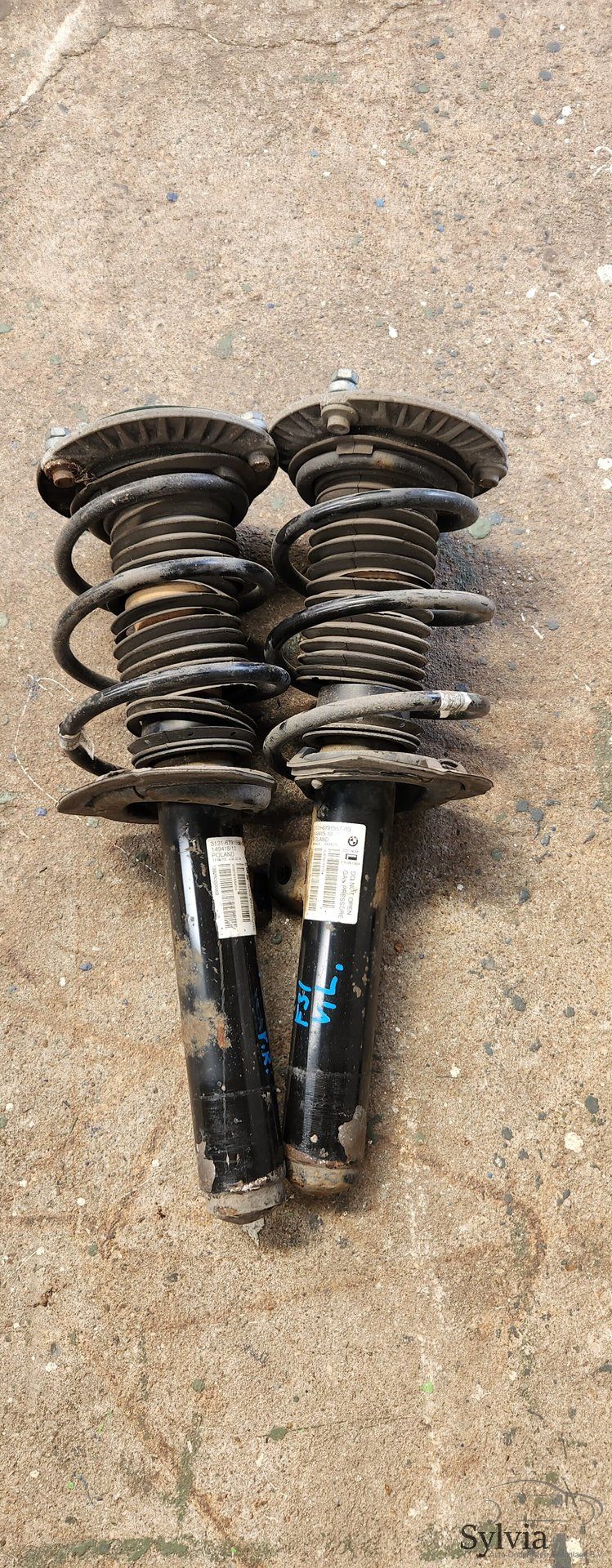 Veerpoot schokdemper set voorzijde BMW 3 serie F30 F31 Xdrive 31316791557 6791557 31316791558 6791558 strut complete left and right usado en Menorca