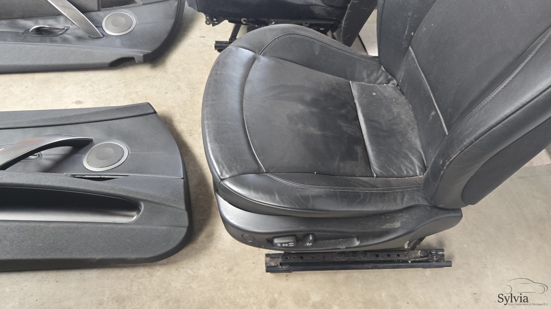 Zwart Leren interieur stoelen elektrische met stoelverwarming BMW Z4 serie E85 E86 Leder Oregon Schwarz LASW complete interior usado en Menorca foto 6