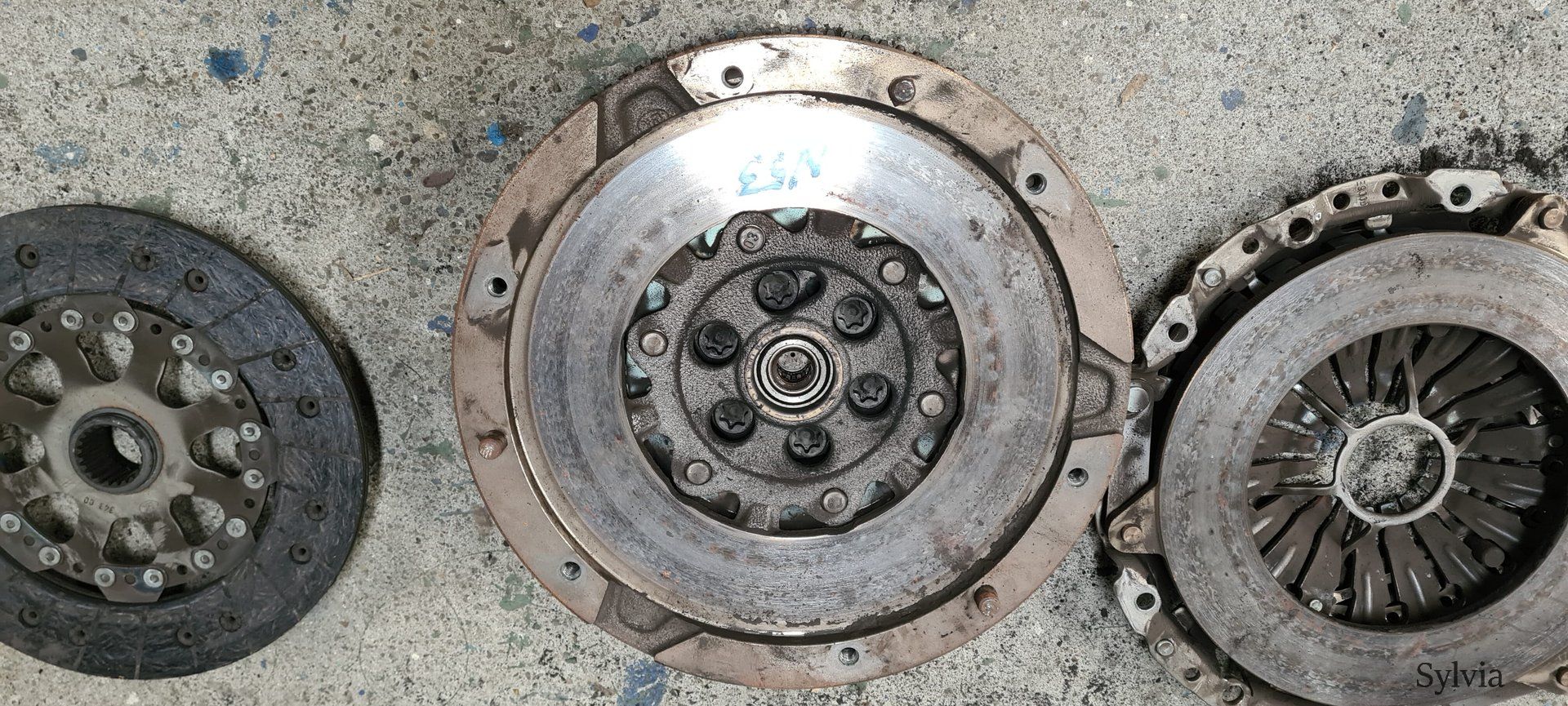 Koppeling set Dubbelmassa BMW 3 5 Serie E90 E60 N53 flywheel usado en Menorca foto 15