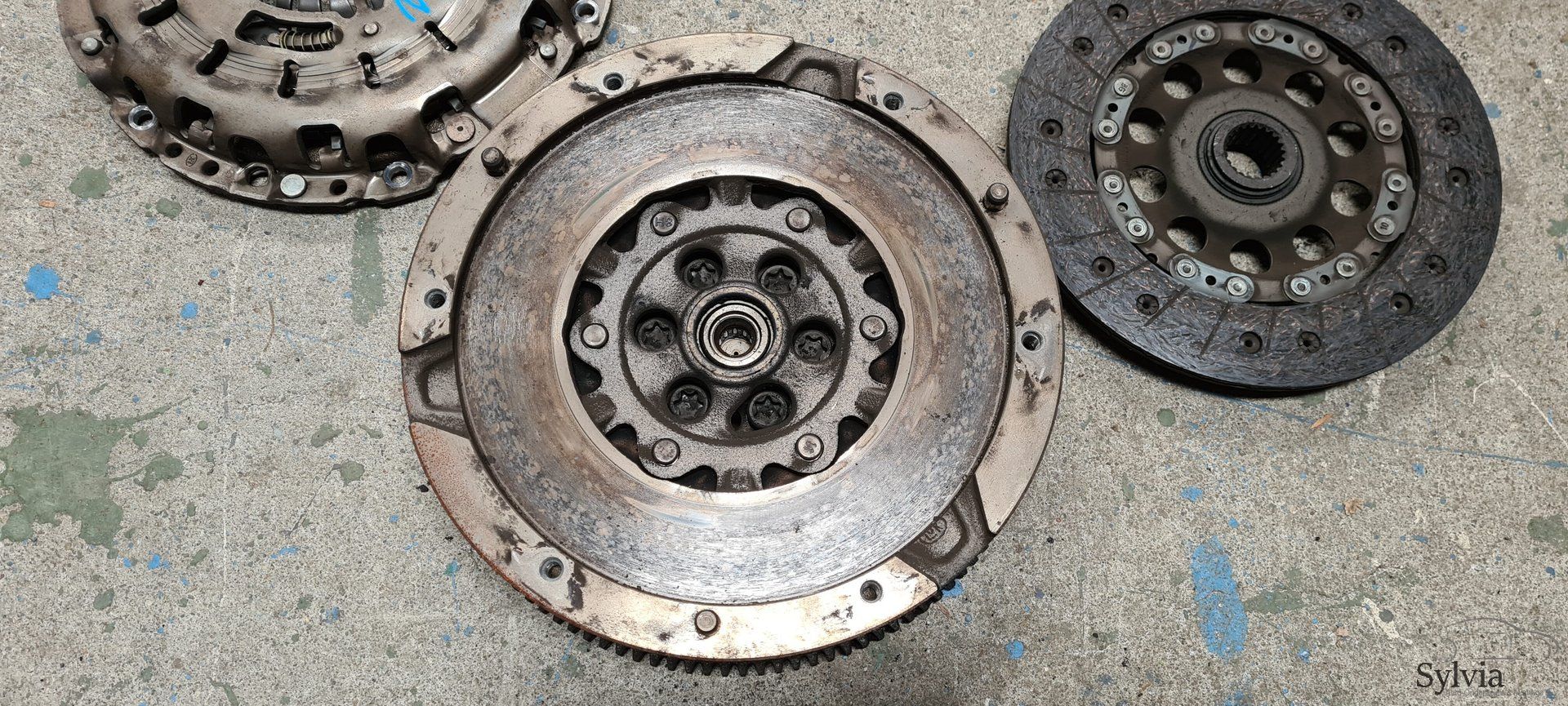 Koppeling set Dubbelmassa BMW 3 5 Serie E90 E60 N53 flywheel usado en Menorca foto 7