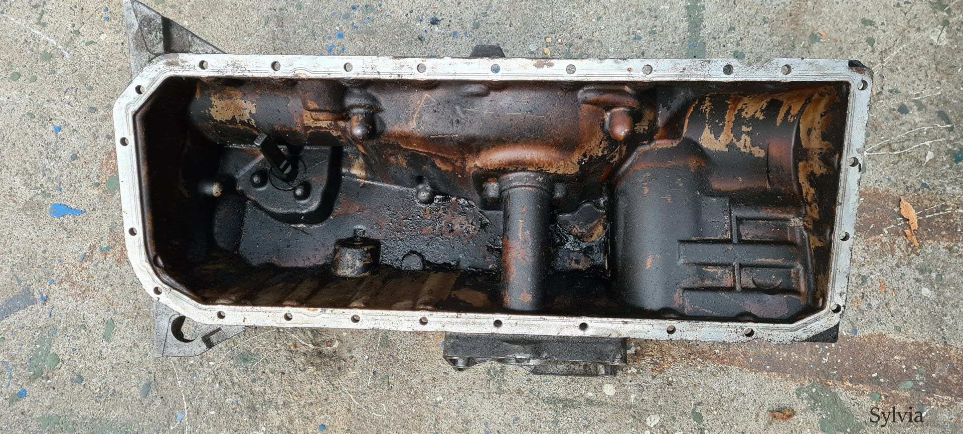 Oliepan carterpan BMW M54 E83 X3 7511602 sump usado en Menorca foto 2