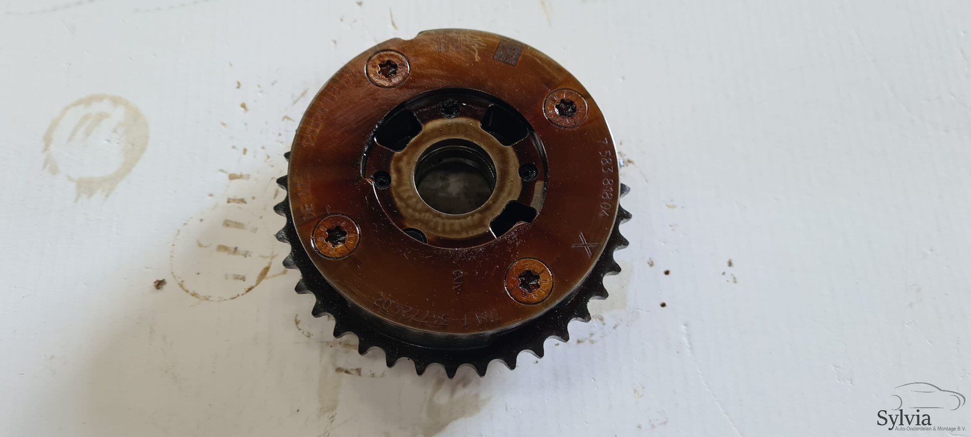 Nokkenas Tandwiel afstelunit inlaat BMW met motorcode N20 7583818 camshaft and accessories usado en Menorca