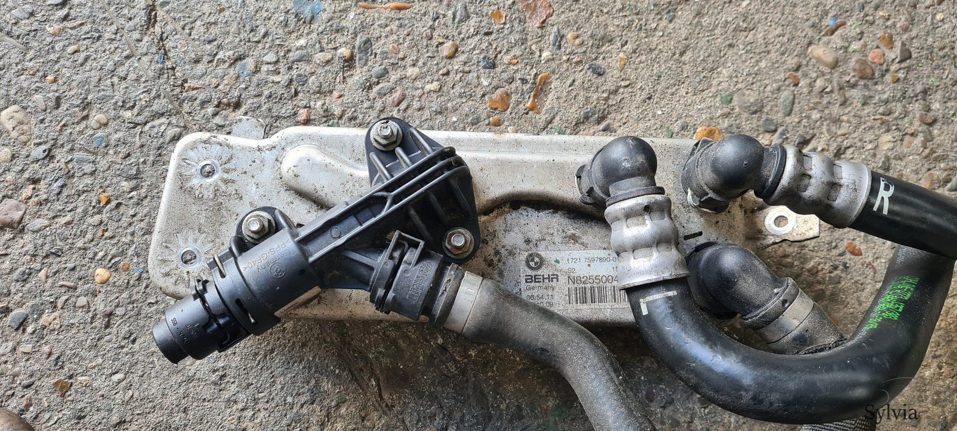 Oliekoeler warmtewisselaar BMW N55 N63 7597890 oil cooler usado en Menorca foto 3