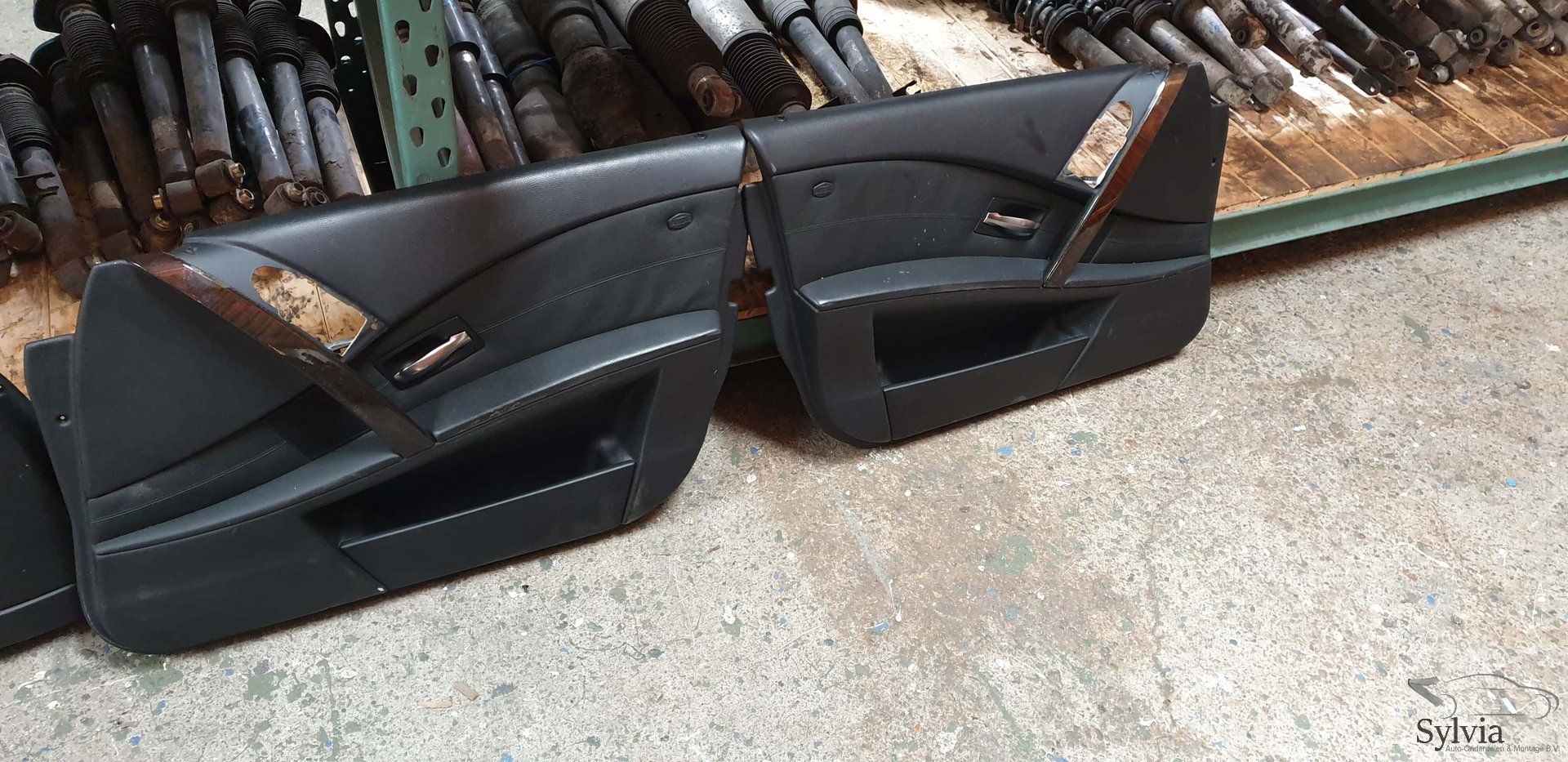 Interieur zwart Leer BMW 5-Serie E61 Touring complete interior usado en Menorca foto 4
