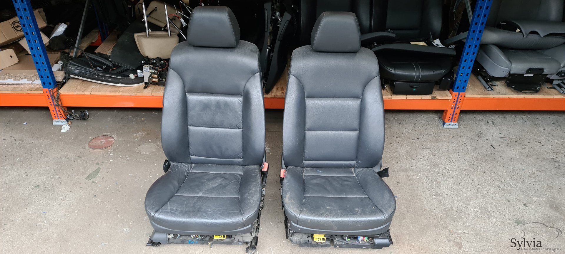 Interieur zwart Leer BMW 5-Serie E61 Touring complete interior usado en Menorca