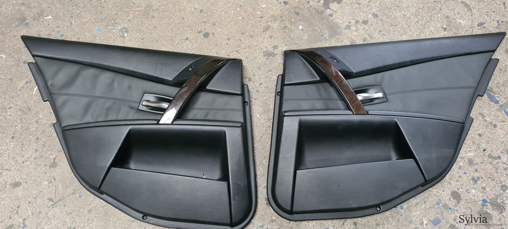 Interieur zwart Leer BMW 5-Serie E61 Touring complete interior usado en Menorca foto 5