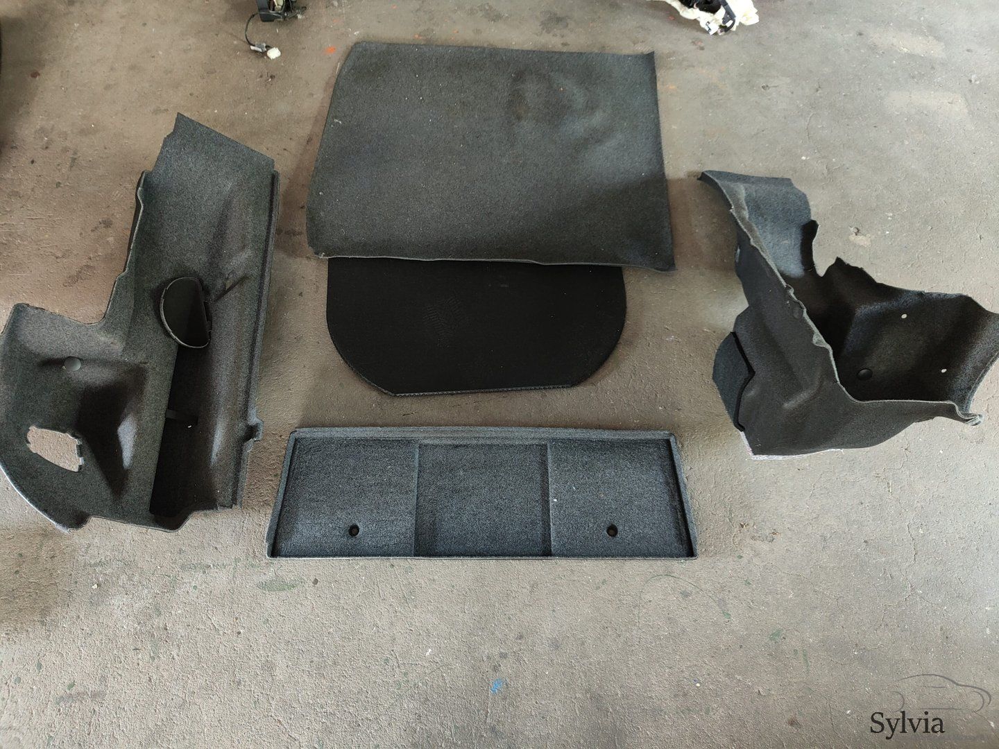 Bekleding set kofferbak bagageruimte BMW 6 serie E64 cabrio upholstery boot usado en Menorca