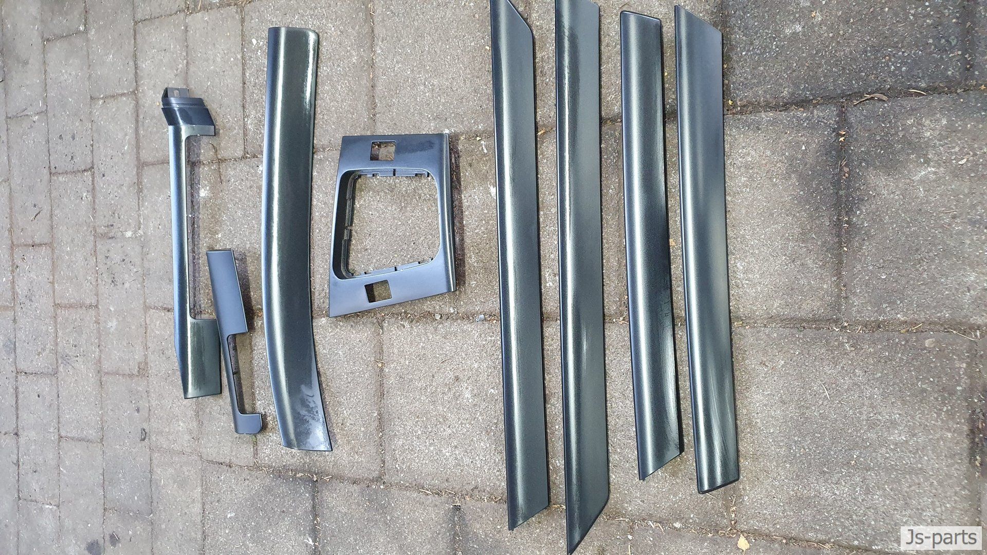 Interieurlijsten set mat grijs BMW 3-serie E46 sedan/touring interior frames set usado en Menorca