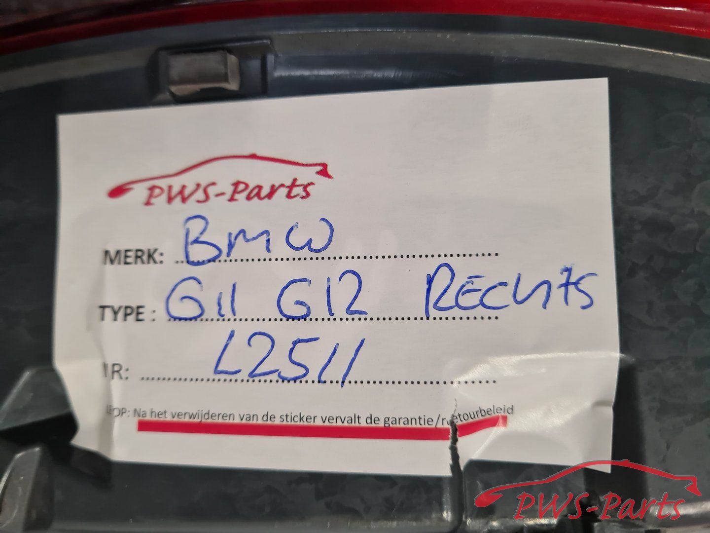 BMW G11 G12 RECHTS LED ACHTERLICHT originalINEEL tail light single usado en Menorca foto 6