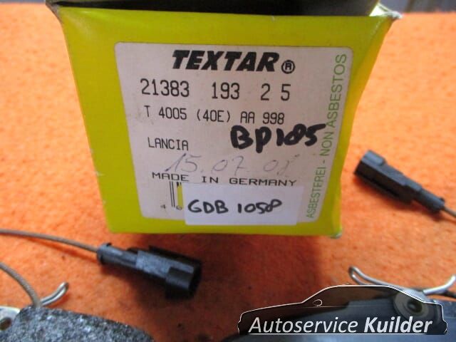 Remblokken voorzijde Alfa 155 Delphi LP0875 60777621 brake pad set usado en Menorca foto 6