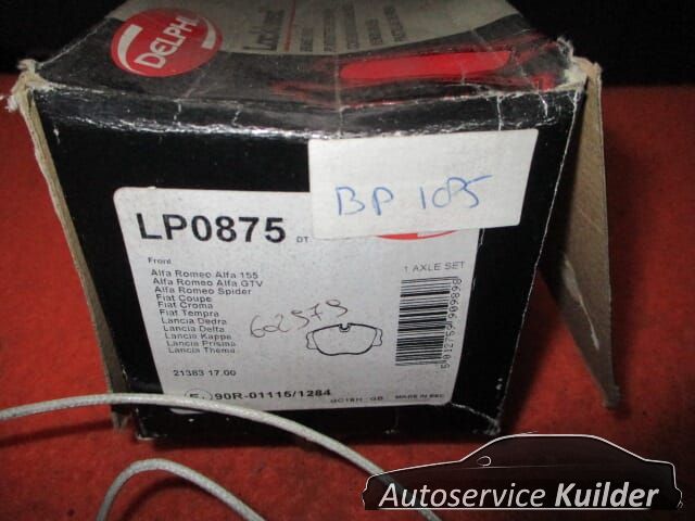 Remblokken voorzijde Alfa 155 Delphi LP0875 60777621 brake pad set usado en Menorca foto 3