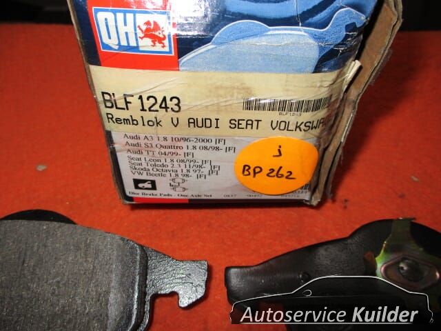 Remblokken voorzijde Audi A3 TT Skoda Octavia Seat Leon Toldeo II VW Golf IV QH blf1243 1J0698151K brake pad set usado en Menorca foto 3