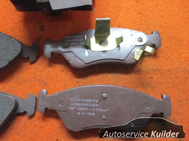 Remblokken voorzijde Kia Clarus Nipparts J3600303 BP436 BLF1071 0K9A0328Z brake pad set usado en Menorca foto 2