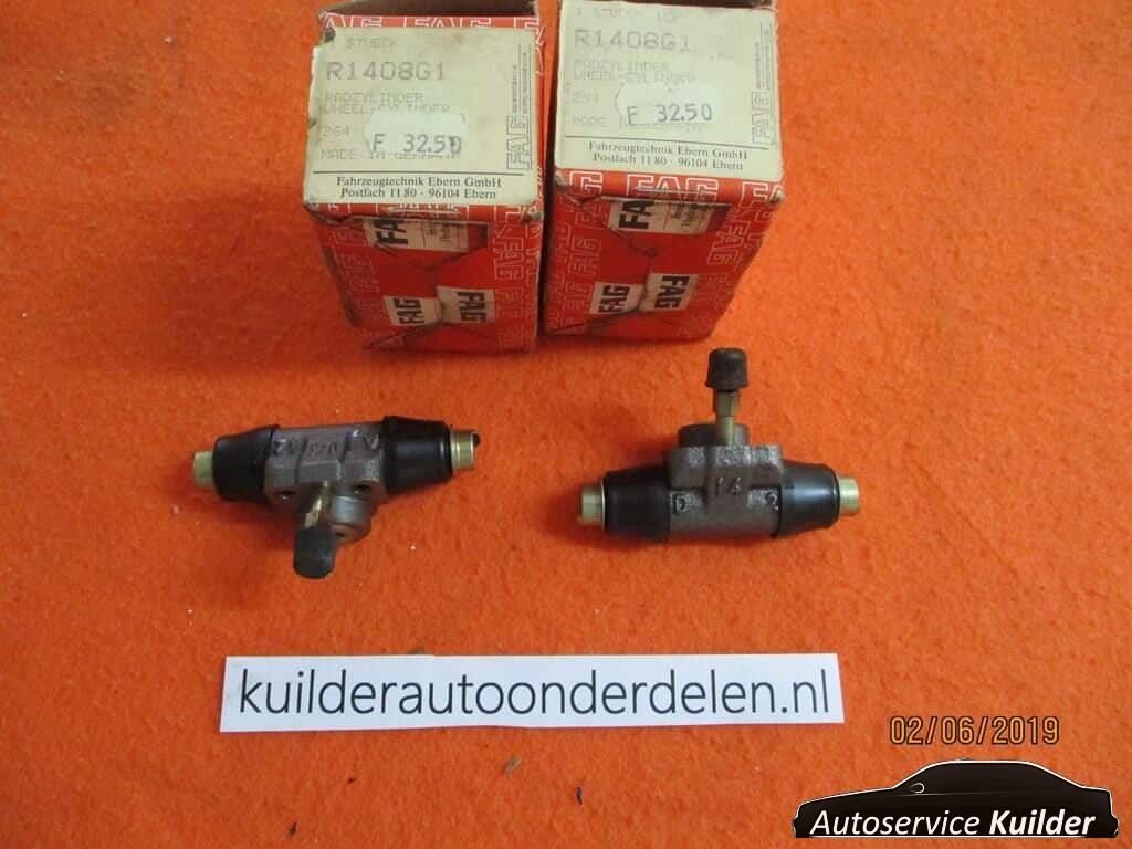 Wielremcilinder L+R Audi 80 VW Golf 1 en 2 14mm FAG nuevo revisie set wielremcilinder set van 2 usado en Menorca