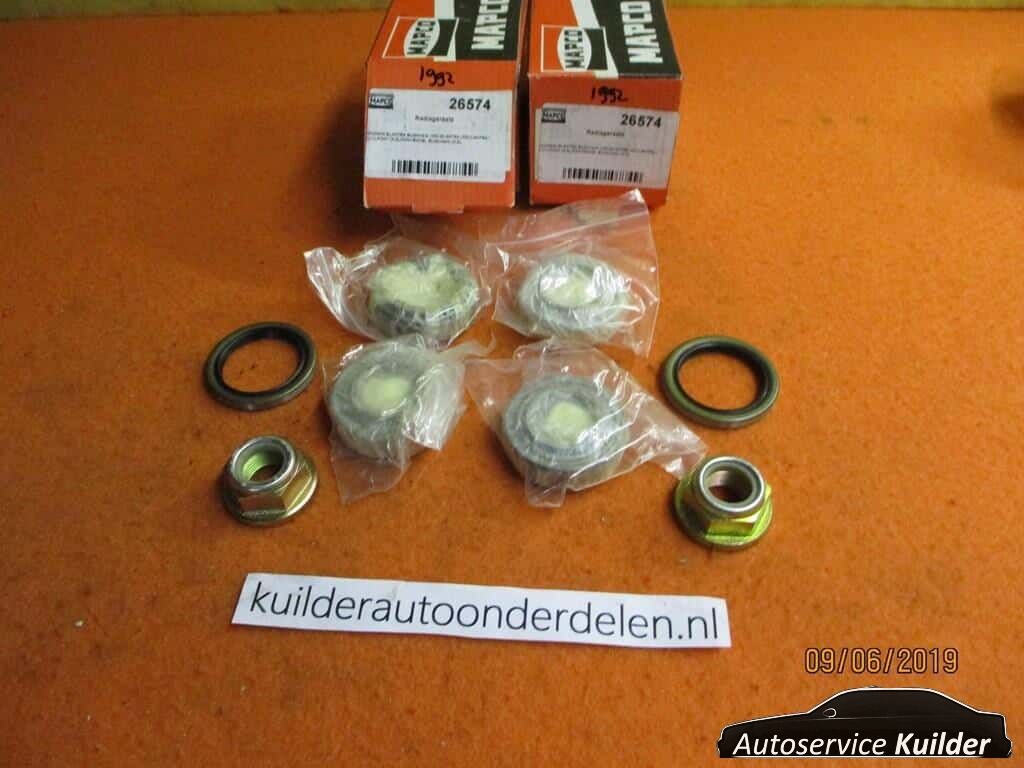 2X Wiellager achter Hyundai Excel lantra pont MAPCO GMBH wheel bearing steering knuckle bearing usado en Menorca