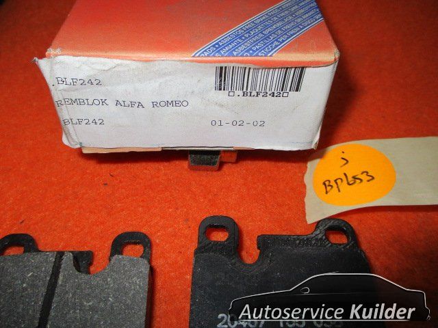 Remblokken achter Alfa 6 BMW E23 BP653 blf242 RS3179 brake pad set usado en Menorca foto 4