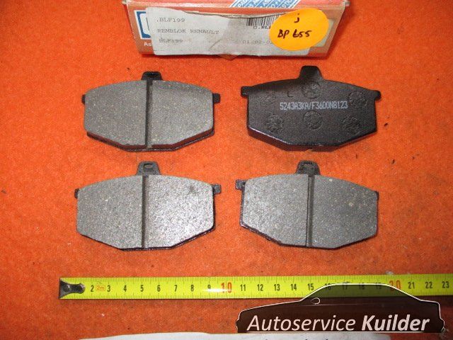 Remblokken voorzijde Renault 4 en 5 systeem lucas BP655 7701201159 BLF199 brake pad set usado en Menorca foto 5