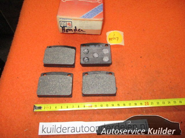 Remblokken voorzijde Honda Civic I BP657 45022634671 bp140 brake pad set usado en Menorca