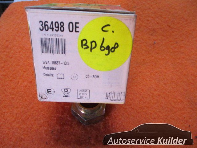 Remblokken achter Mercedes 190 W201 Textar BP698 blf342 0004200120 brake pad set usado en Menorca foto 7