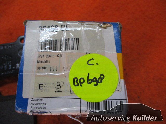Remblokken achter Mercedes 190 W201 Textar BP698 blf342 0004200120 brake pad set usado en Menorca foto 11