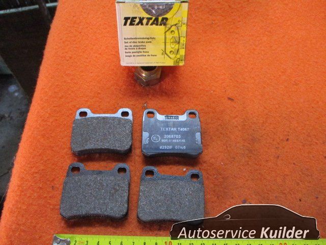 Remblokken achter Mercedes 190 W201 Textar BP698 blf342 0004200120 brake pad set usado en Menorca foto 6