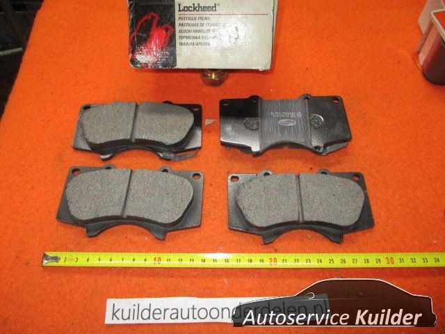 Remblokken voorzijde Toyota Landcruiser j12 FJ cruiser BP1064 Delphi LP1782 0446504070 brake pad set usado en Menorca