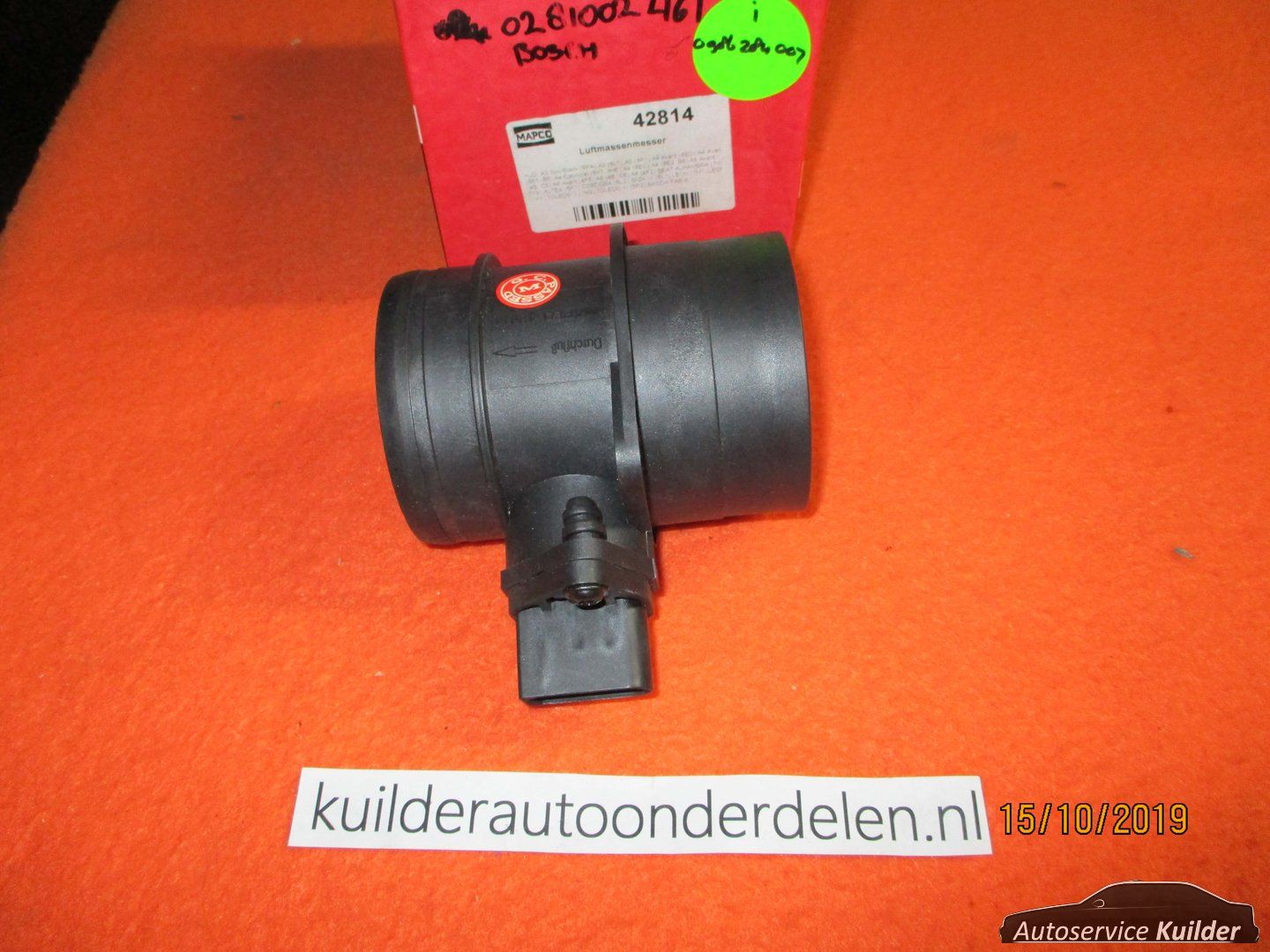 nuevoe luchtmassameter Audi VW seat 1,9tdi 2,0tdi MAPCO mass flow meter usado en Menorca