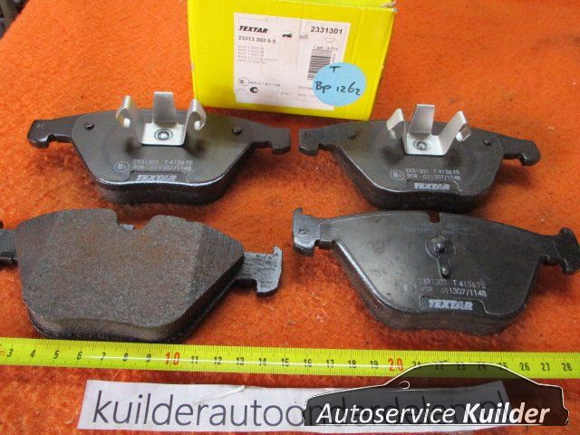 Remblokken voorzijde Bmw 3 serie E90 91 92 93 X1 e84 BP1262 Textar 2331301 34112288858 brake pad set usado en Menorca