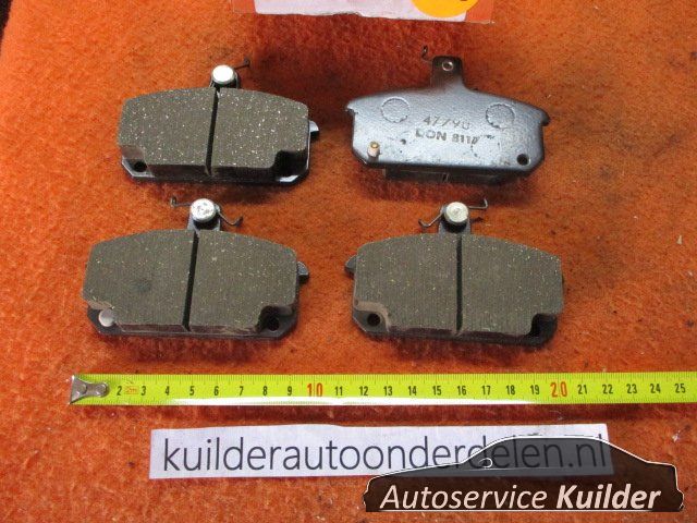 Remblokken voorzijde Renault 12 18 5 turbo BP1452 QH bp202 7701202974 brake pad set usado en Menorca foto 2