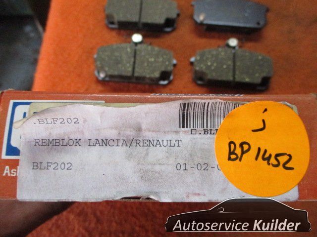 Remblokken voorzijde Renault 12 18 5 turbo BP1452 QH bp202 7701202974 brake pad set usado en Menorca foto 4