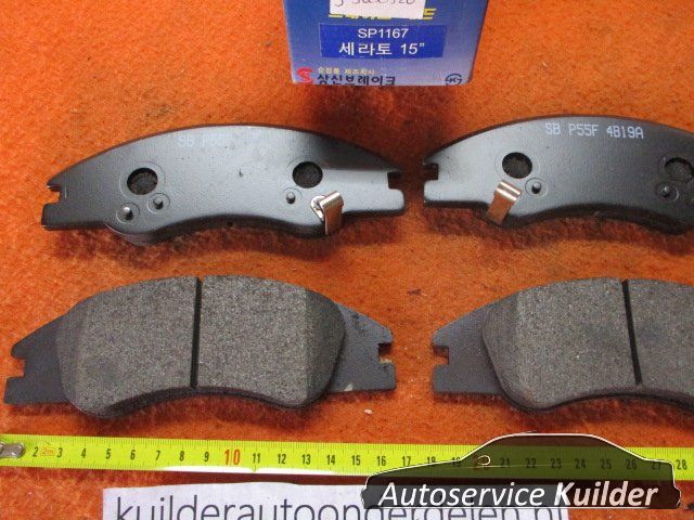 Remblokken voorzijde Kia Serato I BP1498 Sangshin bp1167 58101K2FA20 brake pad set usado en Menorca foto 3