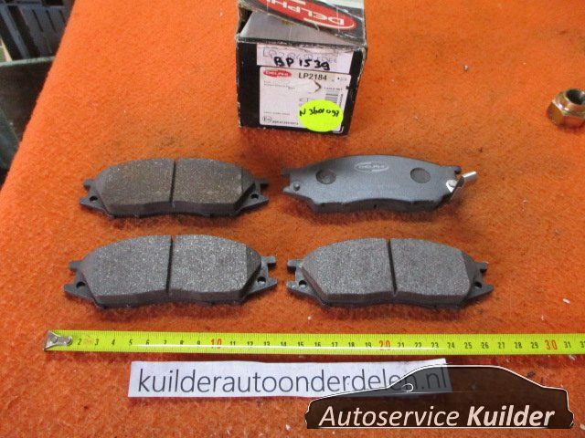 Remblokken voorzijde Nissan almera N16 1.8 BP1539 Delphi LP2184 410604M490 brake pad set usado en Menorca foto 2