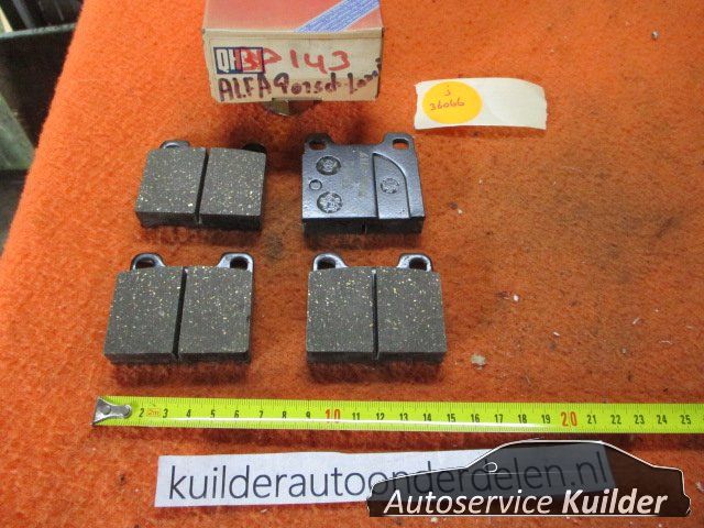 Remblokken voorzijde Alfasud 901 Ferrari 208 Lamborghini countach 36066 QH bp143 0060750566 brake pad set usado en Menorca