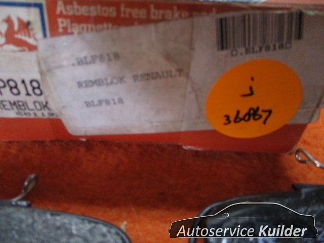Remblokken voorzijde Renault Laguna I B56 1.8 36867 QH BP818 7701203967 brake pad set usado en Menorca foto 4