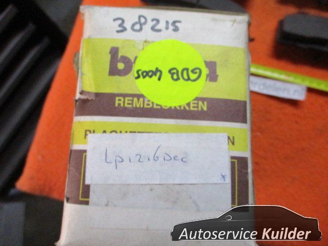 Remblokken voorzijde Pontiac Trans Sport UM06 38215 Brega 12321422 brake pad set usado en Menorca foto 6