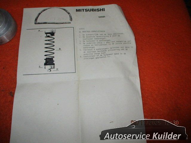 Hulpveren set Mistibishi Colt Lancer F Tredia Cordia 28C04 OSRAV support springs set usado en Menorca foto 7