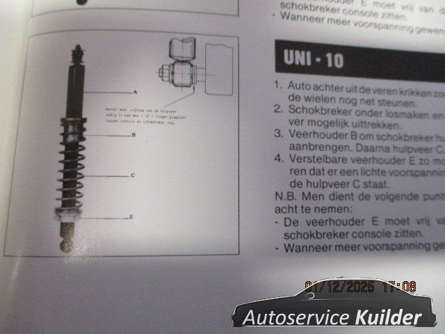 Hulpveren set universeel MAD 38-045-3 Uni 10 support springs set usado en Menorca foto 4