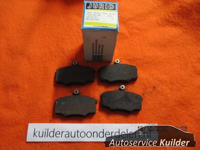 Remblokken Voorzijde Volvo 340 360 Audi 80 100 Jurid brake pad set usado en Menorca