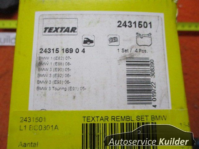 Remblokken achterzijde bmw 135i e90 of 1 serie met M techniek 34216784808 brake pad set usado en Menorca foto 4