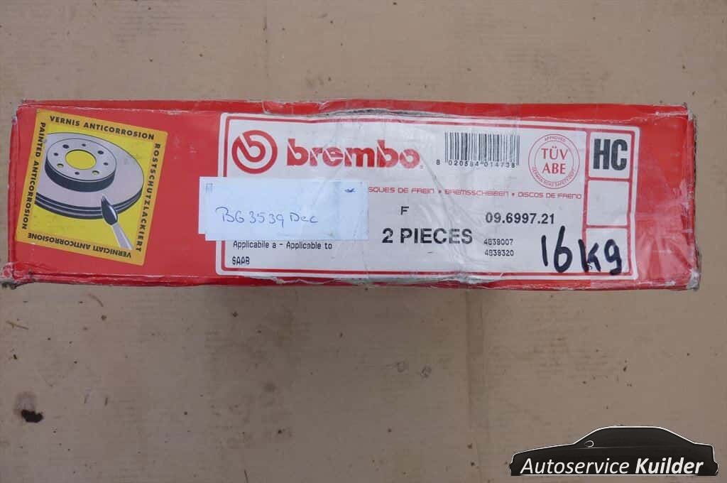 Remschijven + remblokken achterzijde Opel Astra F Vectra A nuevo Brembo brake disk and brake pads left and right usado en Menorca
