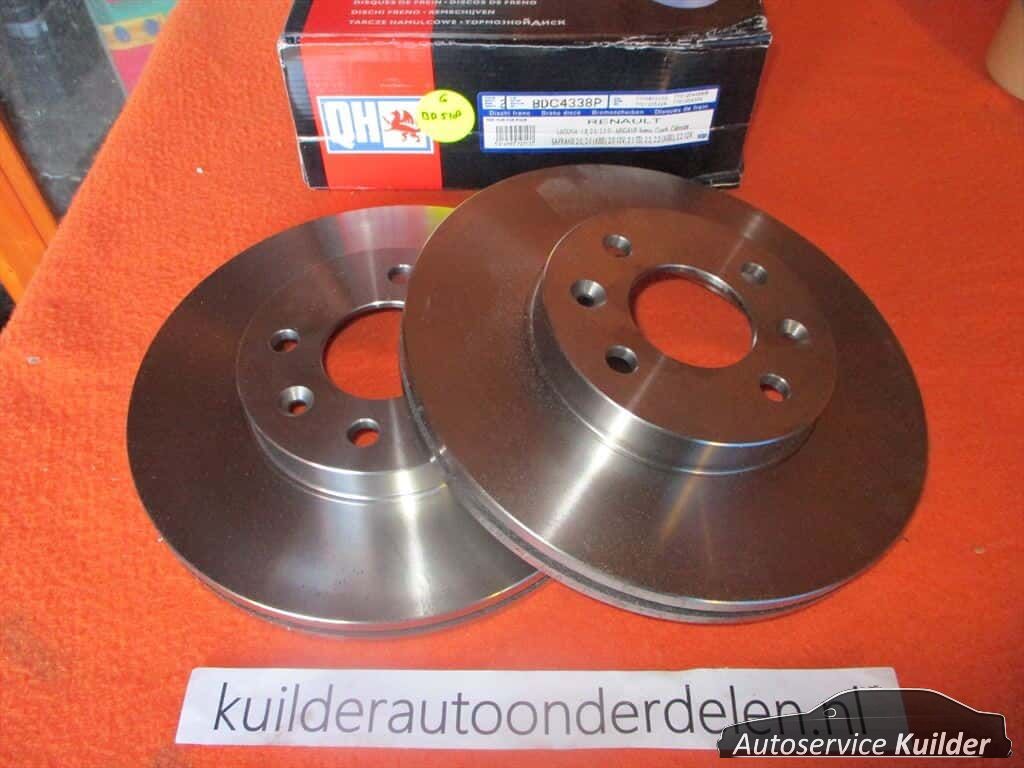 Remschijven + blokken Renault Laguna Safrane Megane coupe 2,0 16v nuevo QH/HP brake disk and brake pads left and right usado en Menorca