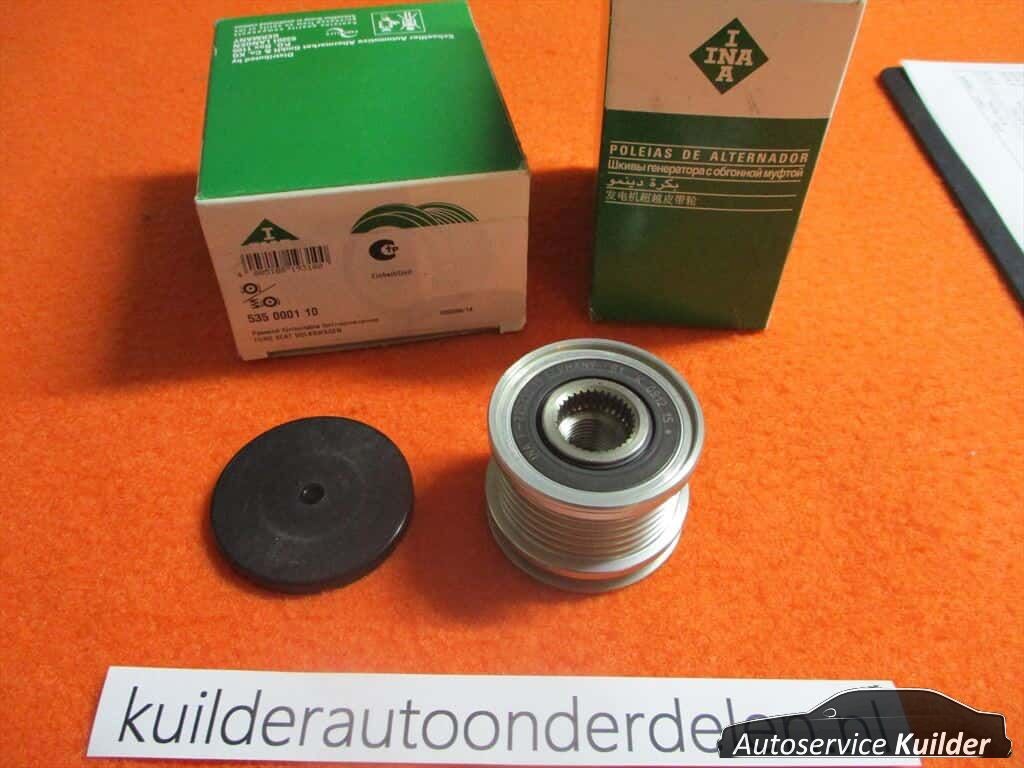 Vrijlooppoelie Seat VW Ford 1,9d sdi tdi merk INA nuevo dynamo pulley usado en Menorca