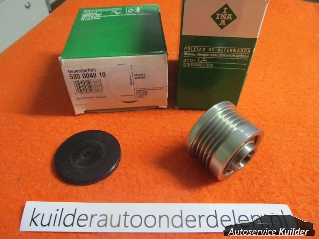 Vrijlooppoelie Opel vivaro Renault trafic 1,9dci INA nuevo dynamo pulley usado en Menorca