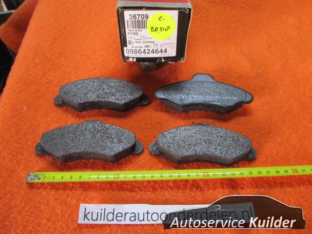 Remblokken Voorzijde Ford Escort Orion '90-'01 ABS nuevo 1015598 brake pad set usado en Menorca