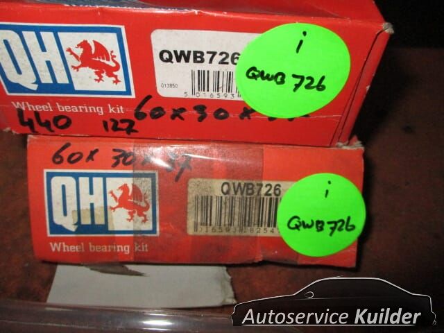 2X Wiellager achter Volvo 440 460 480 zonder ABS Merk QH wheel bearing steering knuckle bearing usado en Menorca foto 2